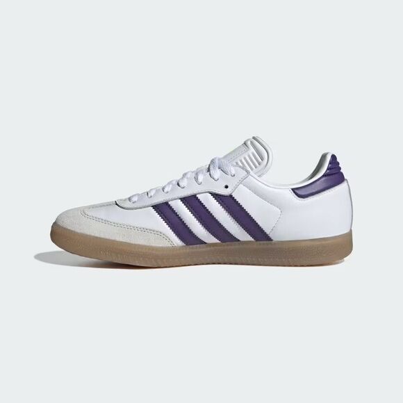 Adidas Samba Messi Indoor - Unisex Soccer Shoes White Purple IH8161 NEW - Picture 2 of 8
